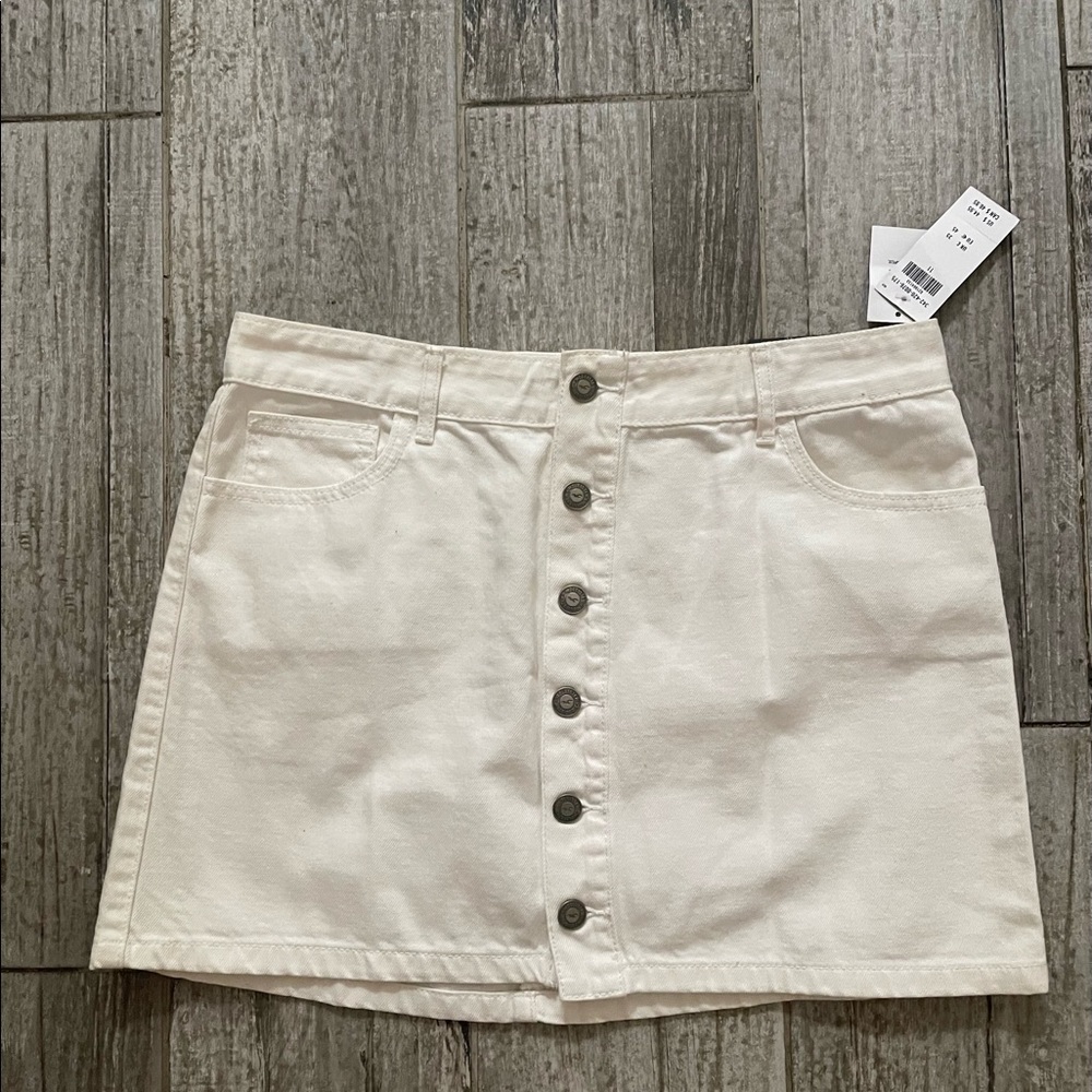 Hollister jean skirt